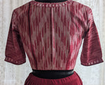 Load image into Gallery viewer, Rosewood Blush Shibori with Kutch Mirror work
