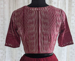 Load image into Gallery viewer, Berry Red Shibori with Kutch Mirror work
