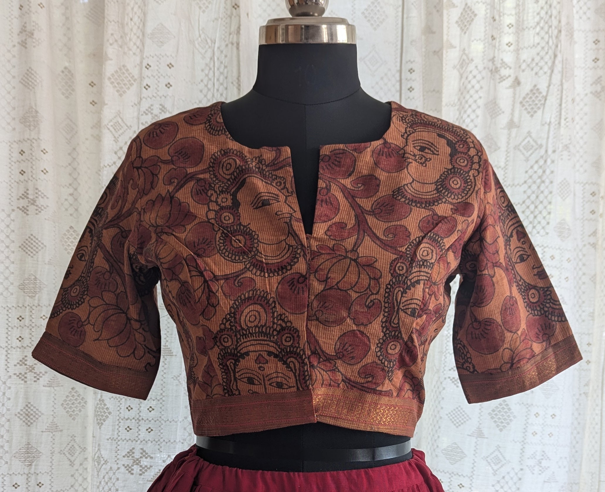 Rani Roop Kalamkari Blouse