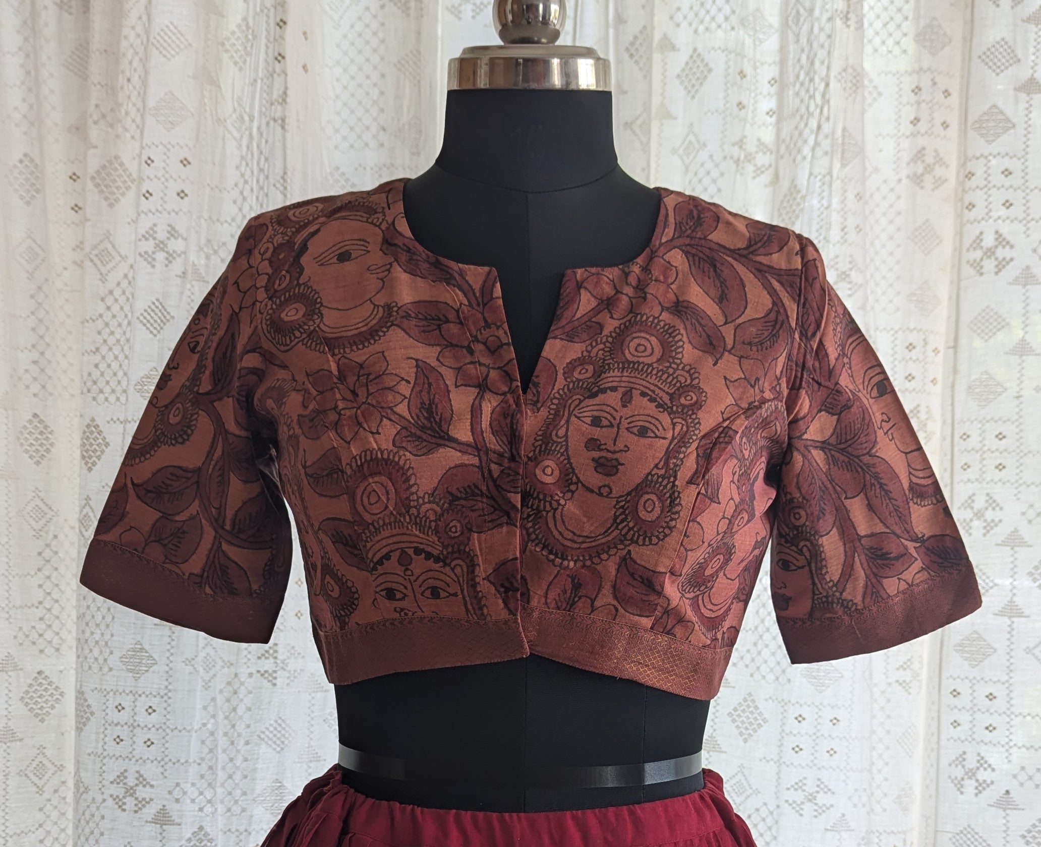 Virangana Kalamakri Blouse