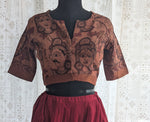 Load image into Gallery viewer, Rajmahal Kalamkari Blouse
