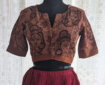 Load image into Gallery viewer, Nritya Raga Kalamkari Blouse
