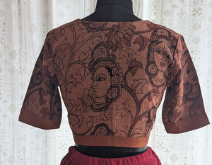Nritya Raga Kalamkari Blouse