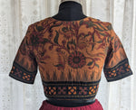 Load image into Gallery viewer, Vanaja Kalamkari with Kutch Embroidered Blouse
