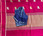 Load image into Gallery viewer, Kamdhenu Pink Handwoven Silk saree
