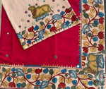 Load image into Gallery viewer, Kamdhenu Crimson Red saree
