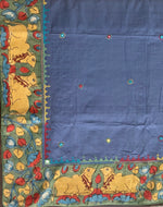 Load image into Gallery viewer, Kamdhenu Royal Blue Saree

