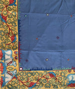 Load image into Gallery viewer, Kamdhenu Blue Saree
