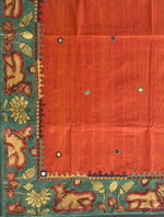 Load image into Gallery viewer, Kamdhenu Rust Orange Saree
