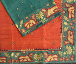 Load image into Gallery viewer, Kamdhenu Rust Orange Saree

