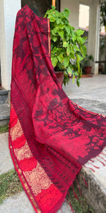 Load image into Gallery viewer, Maheshwari Silk Dupatta (DPT-SL-CR-0020)
