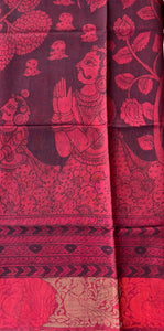 Maheshwari Silk Dupatta (DPT-SL-CR-0026)