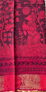 Load image into Gallery viewer, Maheshwari Silk Dupatta (DPT-SL-CR-0032)
