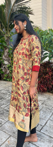 Kurta: Tussar silk with Jalar Border(KR-CT-ASR-0007)